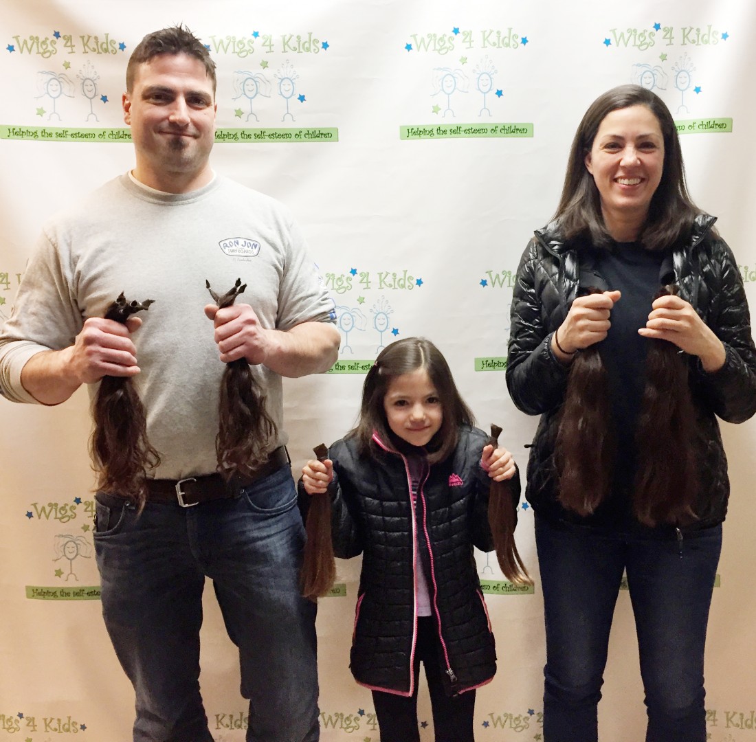 Wigs4Kids of Michigan - How You Can Help - Waskel_Family_Hair_Donations