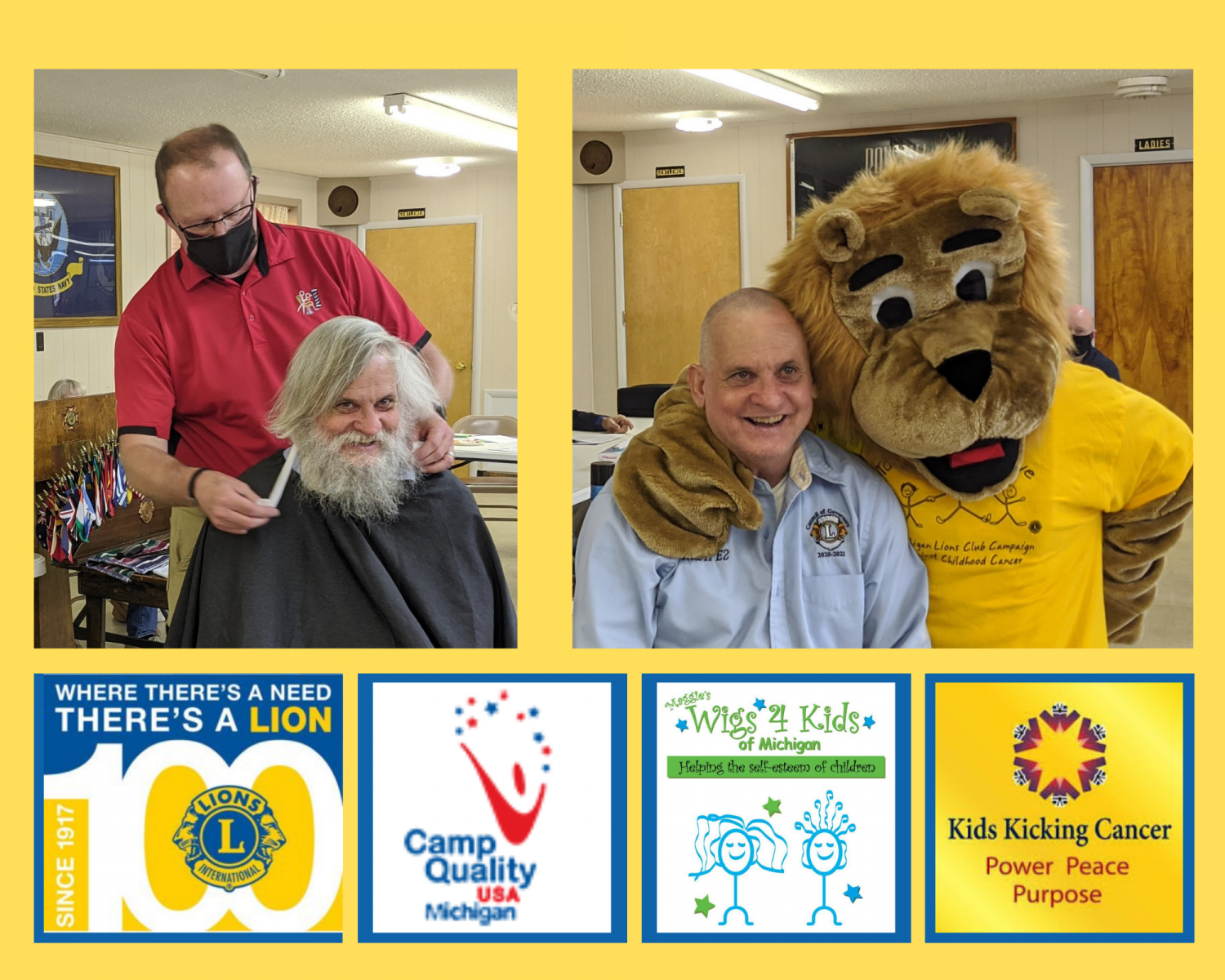 Central Lake Lions Club: District Governor Rod Leathers Fundraiser - Press  Releases from Wigs 4 Kids of Michigan