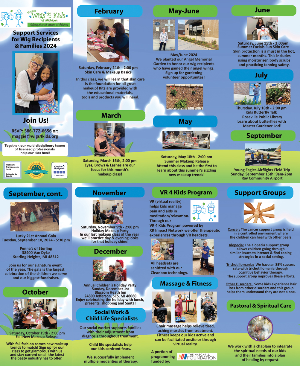 Support services for Children and Families in Michigan  - 2024-Updated-Support-Services-Brochure